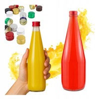 Flasche Kropla 700ML FüR Saft, LiköR, Wodka, Sirup, Alkohol, Glasflaschen