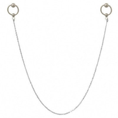 Nipple Chains With Captive Bead Rings - NIPCHAIN