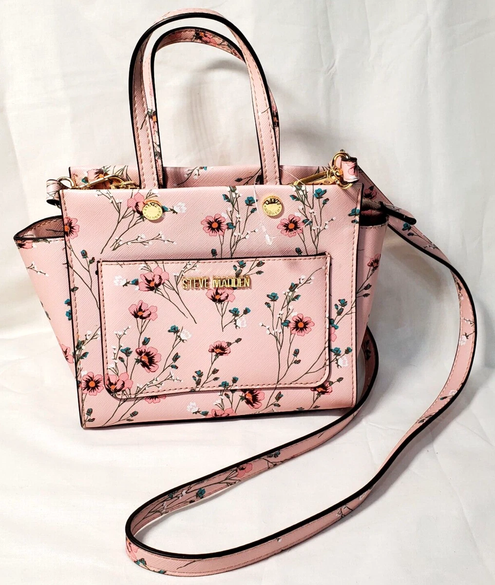 NWT Liz Claiborne Pop Outs Pink Floral Handbag Purse Tote | eBay