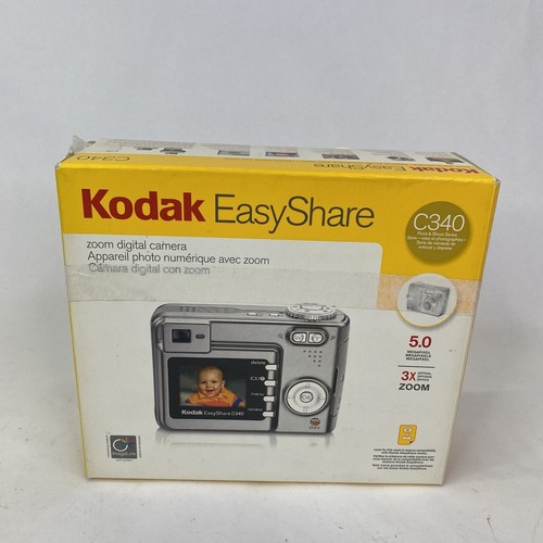 Kodak Easyshare Point And Shoot C340 5.0 MP 3x Zoom Digital Camera - Picture 13 of 14