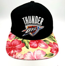 Oklahoma City Thunder Hat Mens Snap Back  Cap Adidas Tropical NBA Basketball
