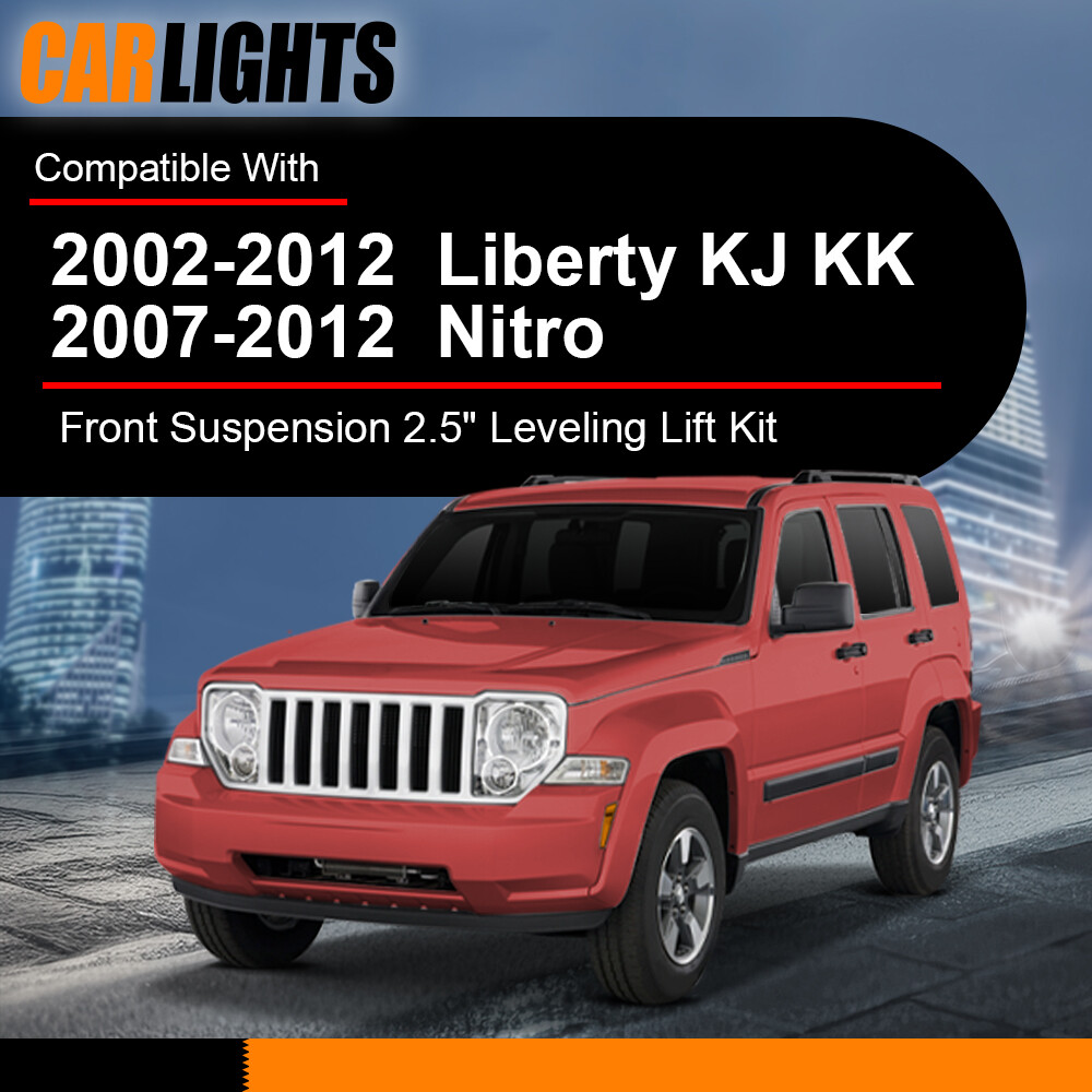 Fit For 2002-2007 Jeep Liberty KJ 2WD 4WD 2.5" Front + 2" Rear Lift Kit