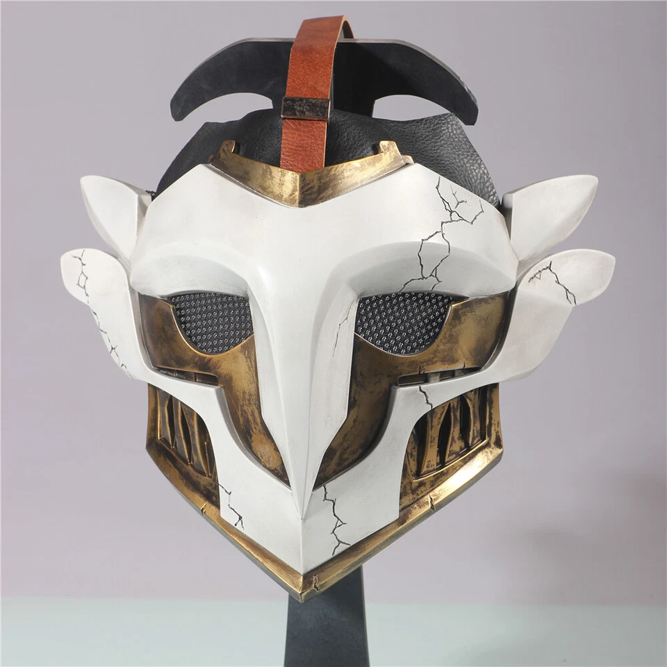 Máscara facial completa League of Legends Ekko accesorios de cosplay réplica de alta gama colección Foto 3 de 4