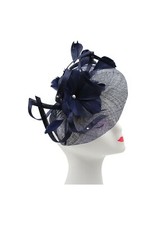 Fascinator Wedding Hat Sinamay Curls Flower Headband Clip Royal Ascot Race