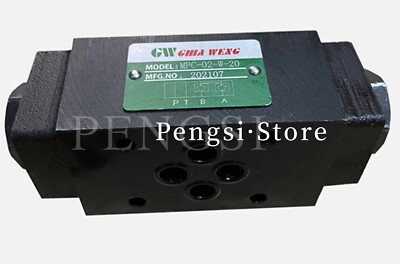 1PC -02-W-20 Stacked Pilot Operated Check Valve Hydraulic Locks #W8#