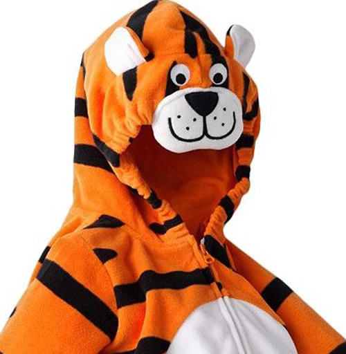 NUEVO CON ETIQUETAS Tallas 3-6 6-9 Meses Carters Tigre Capucha Burbuja Pantalón Disfraz Halloween Foto 2 de 4