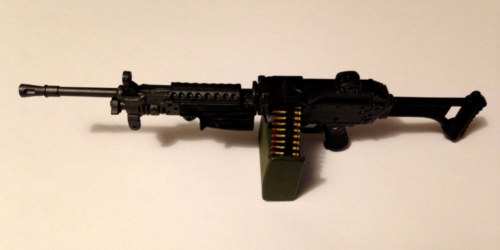 GI Joe Hasbro Machine Gun and Ammo Box  / 1:6 - Foto 1 di 3