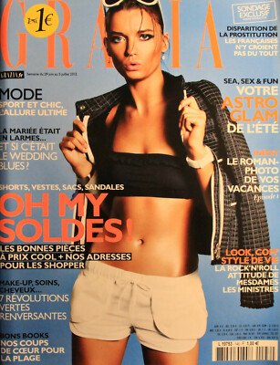 GRAZIA - 146 - 2012 - Laura - Eva Mendes - Vanessa Paradis - James Deen