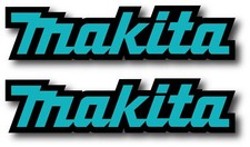 2x Makita Decal Sticker Us Made Truck Vehicle Car Window Power Tools Construct
