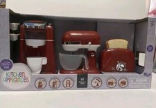 Member's Mark Gourmet Kitchen Appliance Set, Red New
