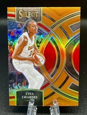2024 WNBA Select Premier Orange Prizm Tina Charles #107 SSP 10 /125 MINT