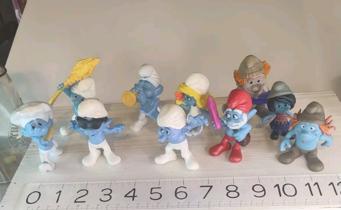 Set of 10 Smurfs From McDonald's Happy Meal Toys | eBay