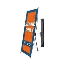 Heavy Duty Premium X Banner Holder by DreamController I Adjustable X Banner Hold