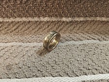 New Jersey Handcrafted Washington Quarters coin ring, size 6  1999
