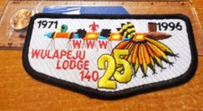 OA WULAPEJU Lodge 140 issue S20, Blackhawk Area Council, Illinois (1hg)