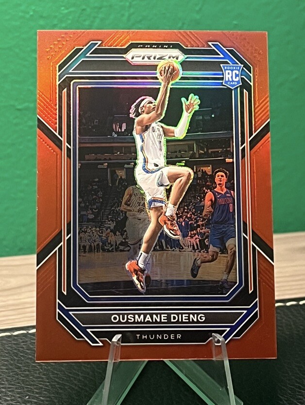 Ousmane Dieng 2022-23 Panini Prizm #224 Prizms Red /299 Oklahoma City Thunder