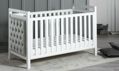 grey velvet cot