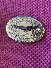 vintage eagle belt buckle
