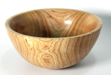 Hand Turned Elm Wood Bowl