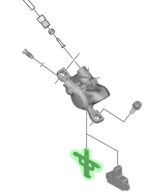 Pad Spacer For BR-M315/365/BR-MT200/400/410