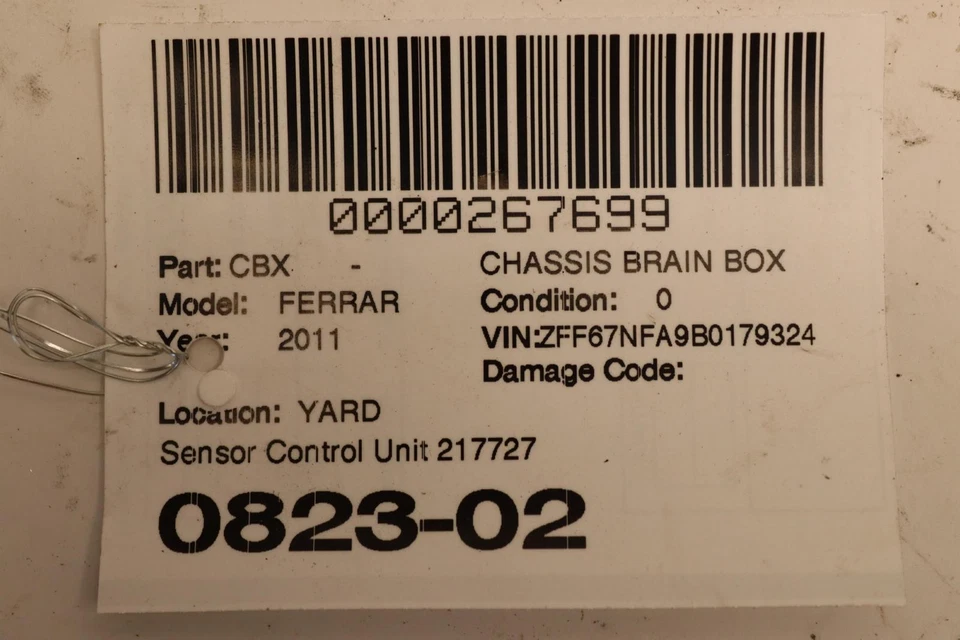 2010-2015 FERRARI 458 ITALIA SLAVE HYPERFREQUENCY VOLUMETRIC SENSOR MODULE OEM - Image 4 of 4