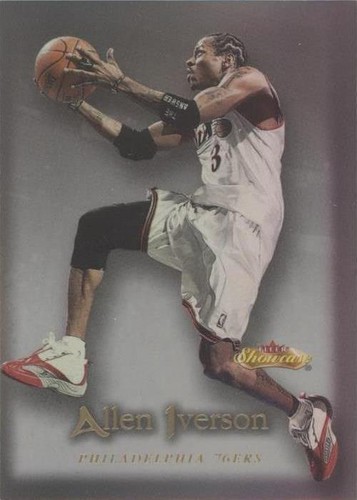 2000-01 Fleer Autographics ALLEN IVERSON Auto Signature Card HOF