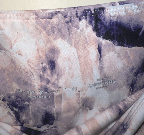 Active by Old Navy Girls Purple Leggings Medium - Picture 5 of 6