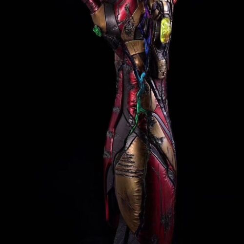 1:1 Replica Iron Man MK85 Battle Damage Nano Gauntlet Infinite LED Handschuhe Spielzeug - Bild 5 von 10
