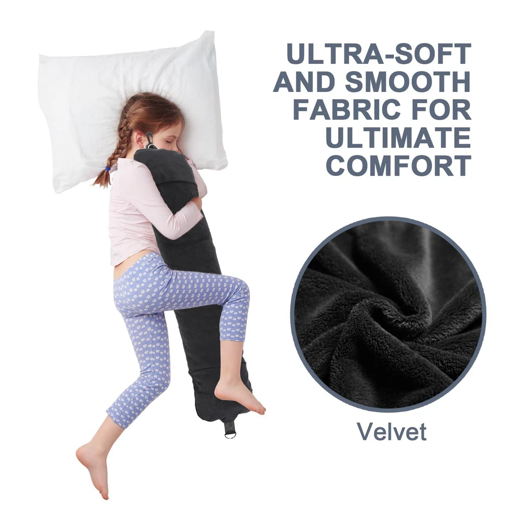Travel Pillow for Extra Luggage: Stuffable Neck Pillow with Adjustable Neck Size
