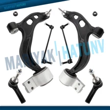 For 10-12 Ford Flex Taurus Lincoln MKS MKT Front Lower Control Arm Tie Rods Kit