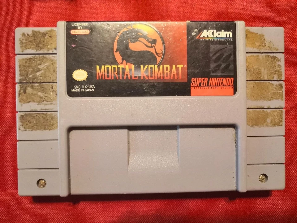 ЛОТ ИЗ 4 SUPER NNINTENDO NES MORTAL KOMBAT PAC MAN 2 POPULUS REVOLUTION X VG3-37 - Изображение 4 из 4
