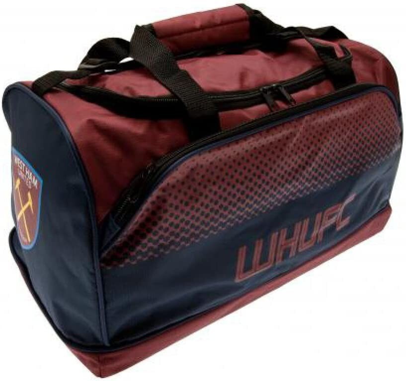 West Ham United FC Bag Holdall Large Sports Gym Bag - Fade Official Licensed