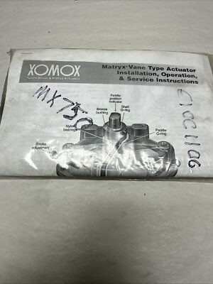 XOMOX,600681,Vane Type Actuator Kit