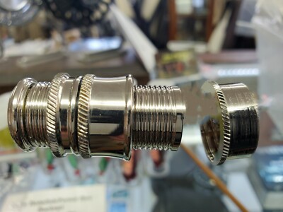 cnc machined fishing reel seat CNC MACHINED SKELETON REEL SEAT NICKEL SILVER SK UL6NS-S FOR 1WT/2WT/3WT  FLY ROD