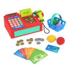 Register Cashier Plastic Set with 35pcs Calcu...