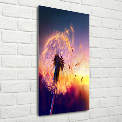 Wandbild Druck auf Plexiglas  Acryl Hochformat 70x140 Löwenzahn