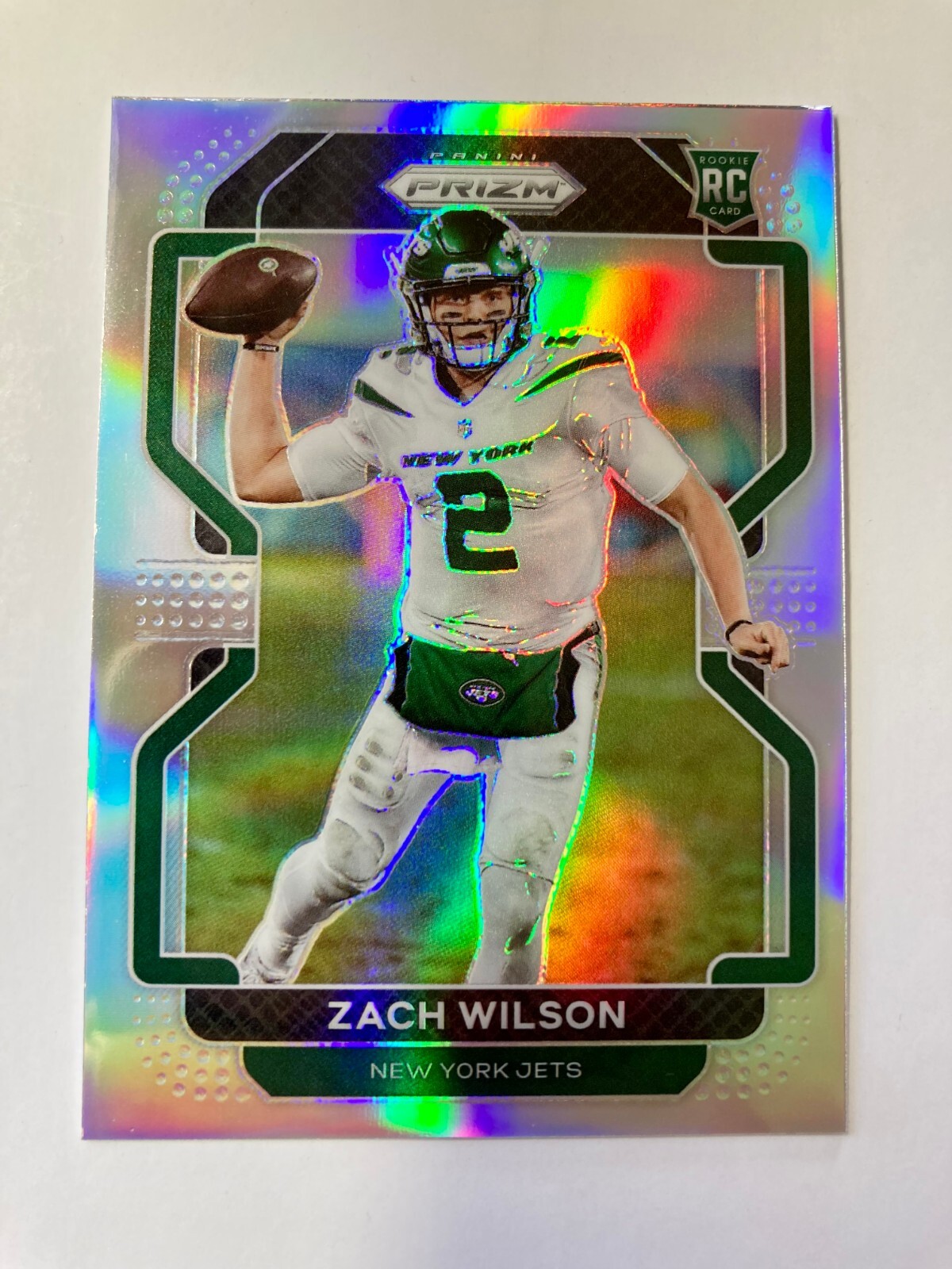 Zach Wilson Panini Prizm #332 Silver