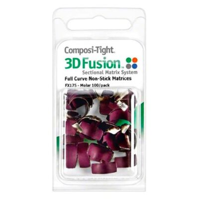 Composi-Tight 3D Fusion Full Curve Molar Matrices, 5.6mm, Purple, 100/Pk