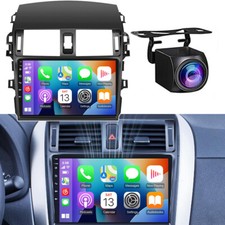 9 Car Stereo Radio Gps Navi Wifi Backup Camera For Toyota Corolla 2009-2013
