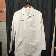 Pharmacist Superior Uniform Group White Lab Coat Size M