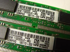 Compaq memory 72 pin simm 2 pcs 185172-002, 46095
