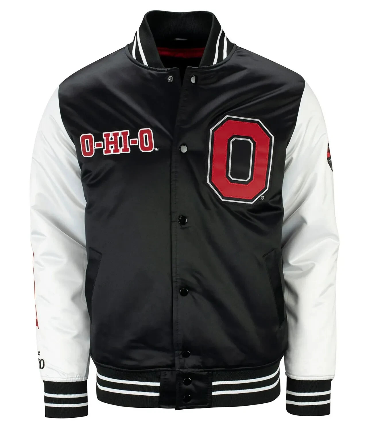 Ohio State Buckeyes Team Origins Varsity Satin Jacket with FREE SHIPPING