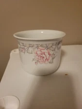 Vintage FTD Floral Design Porcelain Cache Pot Planter Vase Japan