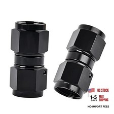Female to Female Swivel Coupler Union Fitting Adapter Aluminum 8AN Straight