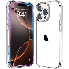 Funda Para iPhone 16 Pro Max Transparente Protector Cobertor Forro Policarbonato