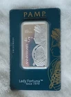 New Listing1 oz Silver Bar PAMP Suisse Lady Fortuna 45th Ann .999 Fine Silver - In Assay