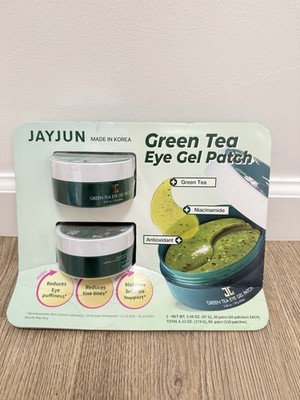 JAYJUN Green Tea Eye Gel Patch 120 Patches Niacinamide 2 Pack NEW Open Box