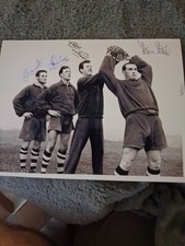 FABULOUS PORT VALE FC PHOTO 1950S 60S WITH GENUINE AUTOGRAPHS