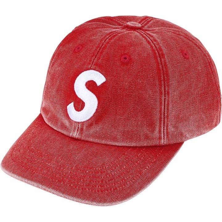 帽子 suede S Logo 6-panel RED Supreme Pigment Coated S Logo 6-Panel 'Red' SS26 *NWT* | eBay