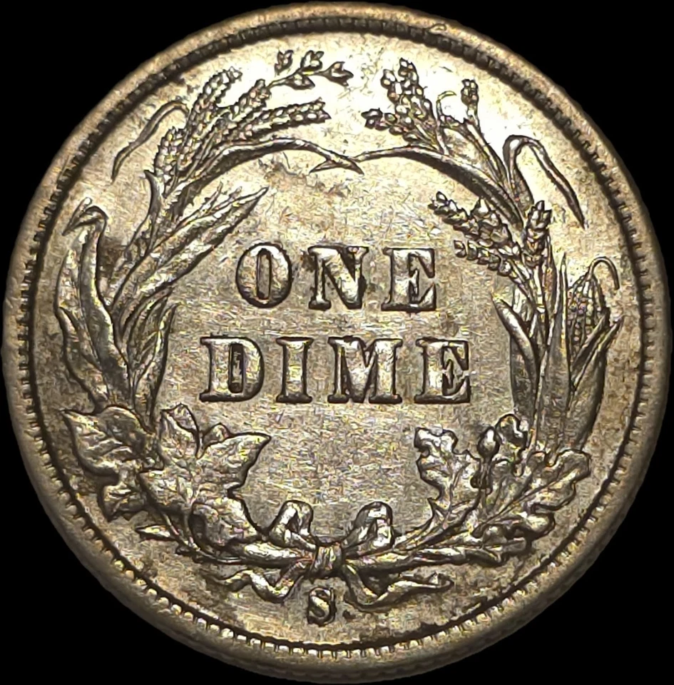 1898-S Barber Silver Dime High Grade - Image 2 of 4